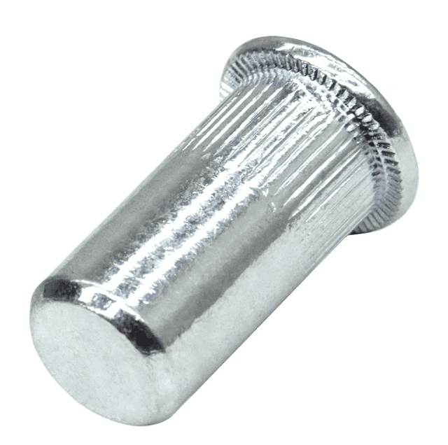 AC-ITTСG M10-C13 M10 ITTСG/C13 STEEL Заклепка резьбовая М10  глухая, цилиндрическая, со стандартным бортиком, с насечкой для металла толщиной от 1,0 до 4,0 мм, длиной 27 мм