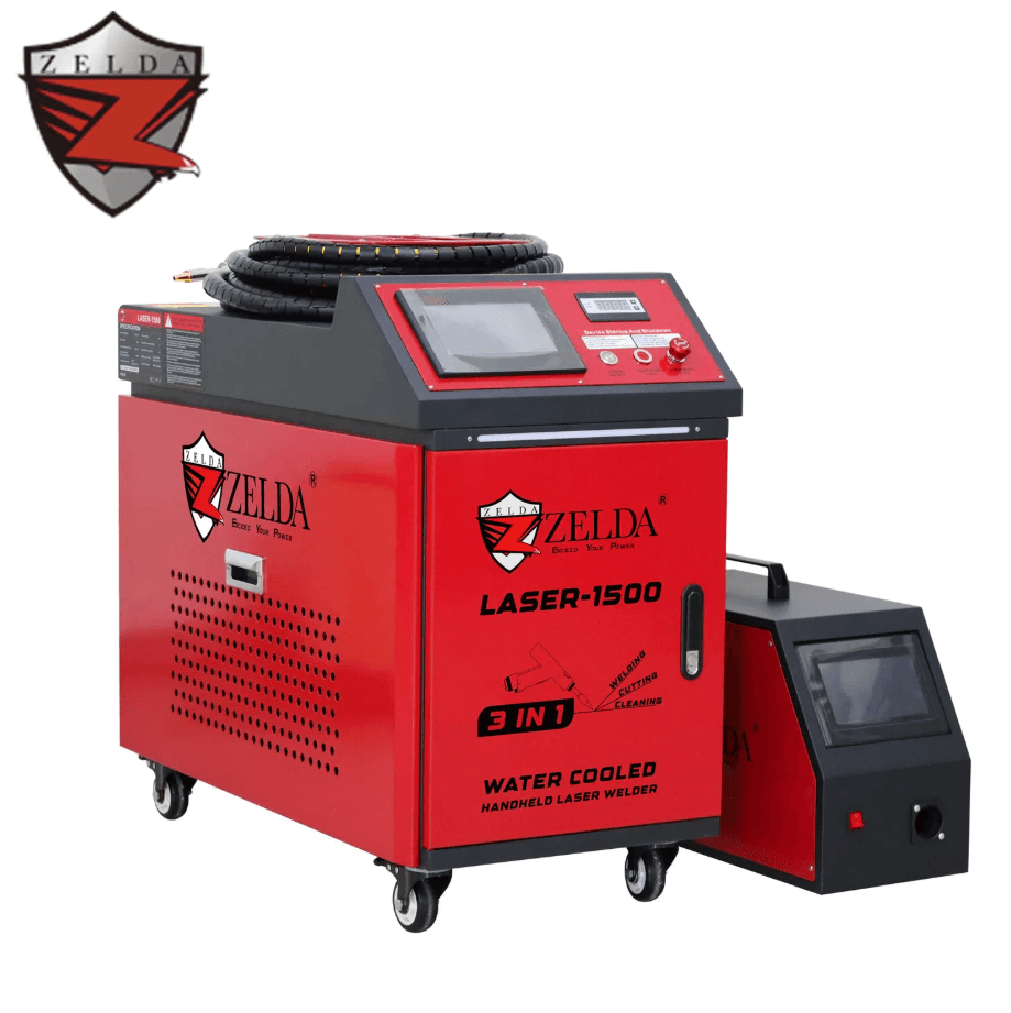 Портативный лазерный сварочный аппарат Zelda для очистки/сварки/резки 3 в 1, 2000 Вт